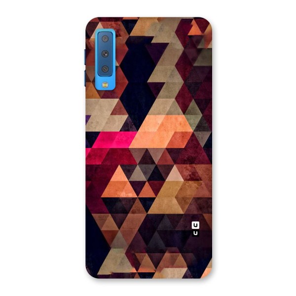 Abstract Beauty Triangles Back Case for Galaxy A7 (2018)