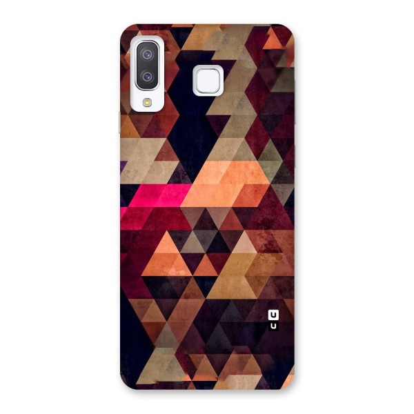 Abstract Beauty Triangles Back Case for Galaxy A8 Star