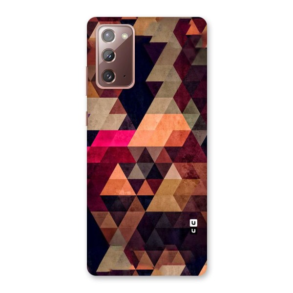 Abstract Beauty Triangles Back Case for Galaxy Note 20