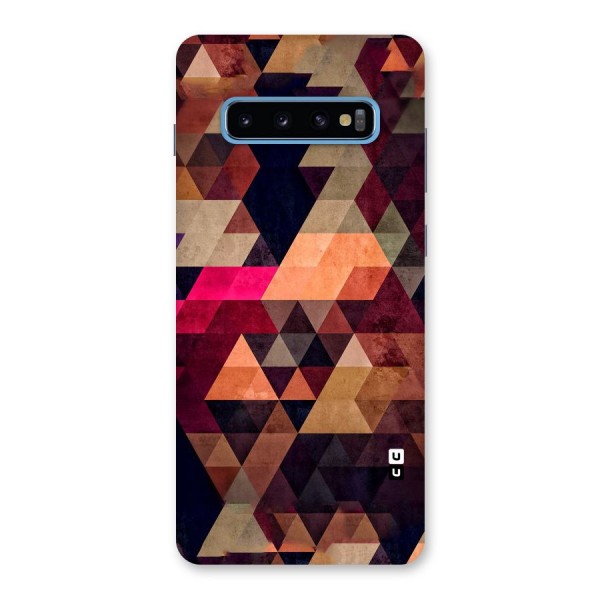 Abstract Beauty Triangles Back Case for Galaxy S10 Plus