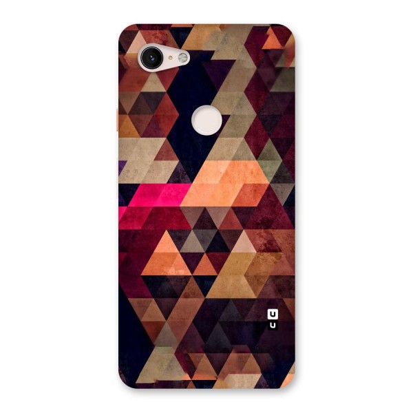 Abstract Beauty Triangles Back Case for Google Pixel 3 XL