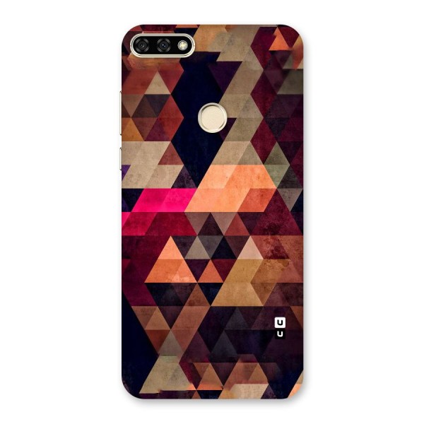 Abstract Beauty Triangles Back Case for Honor 7A