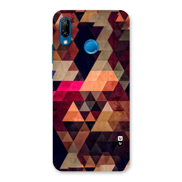 Abstract Beauty Triangles Back Case for Huawei P20 Lite