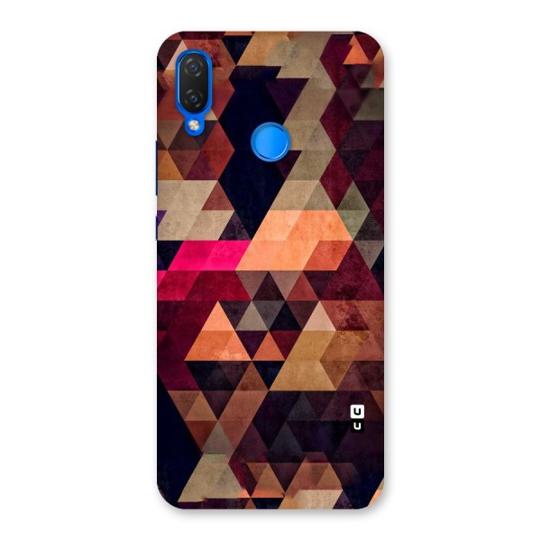 Abstract Beauty Triangles Back Case for Huawei P Smart+