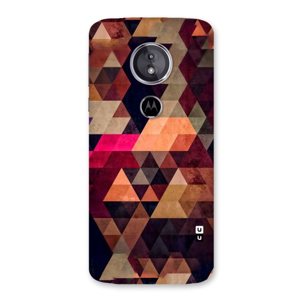 Abstract Beauty Triangles Back Case for Moto E5