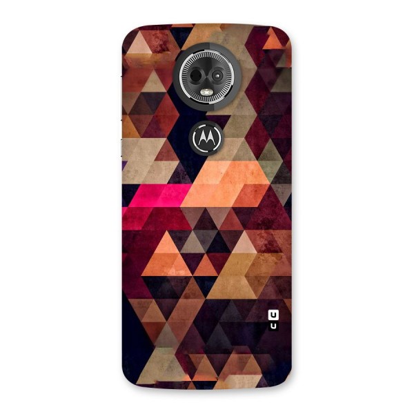 Abstract Beauty Triangles Back Case for Moto E5 Plus
