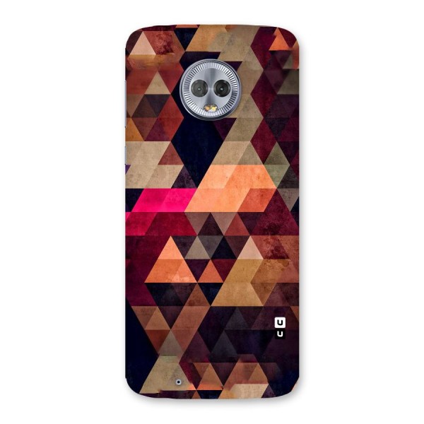 Abstract Beauty Triangles Back Case for Moto G6