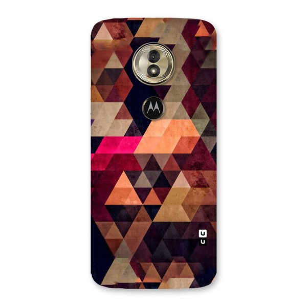 Abstract Beauty Triangles Back Case for Moto G6 Play