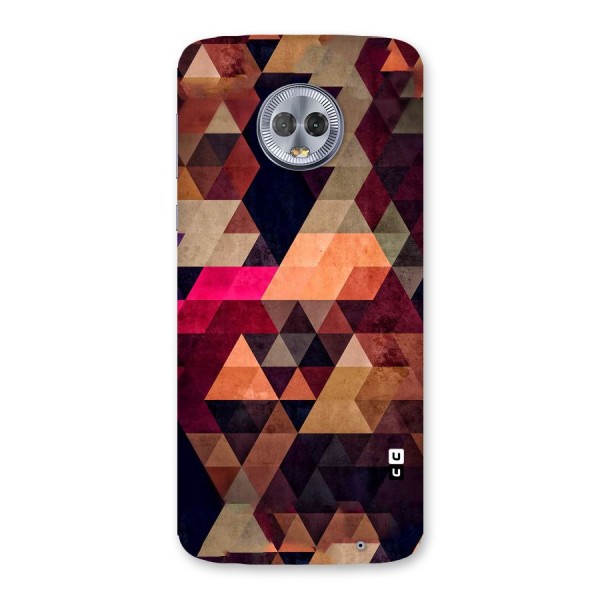 Abstract Beauty Triangles Back Case for Moto G6 Plus