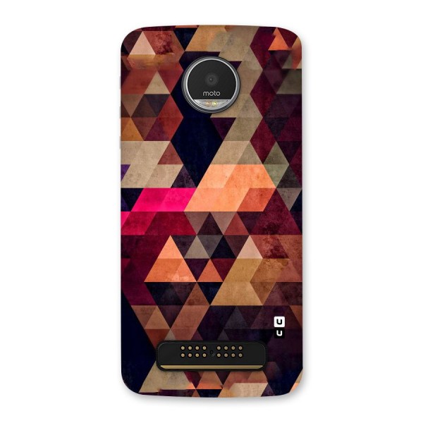 Abstract Beauty Triangles Back Case for Moto Z Play