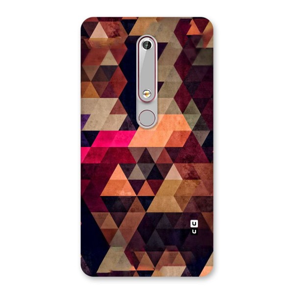 Abstract Beauty Triangles Back Case for Nokia 6.1