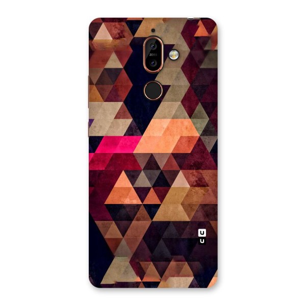Abstract Beauty Triangles Back Case for Nokia 7 Plus