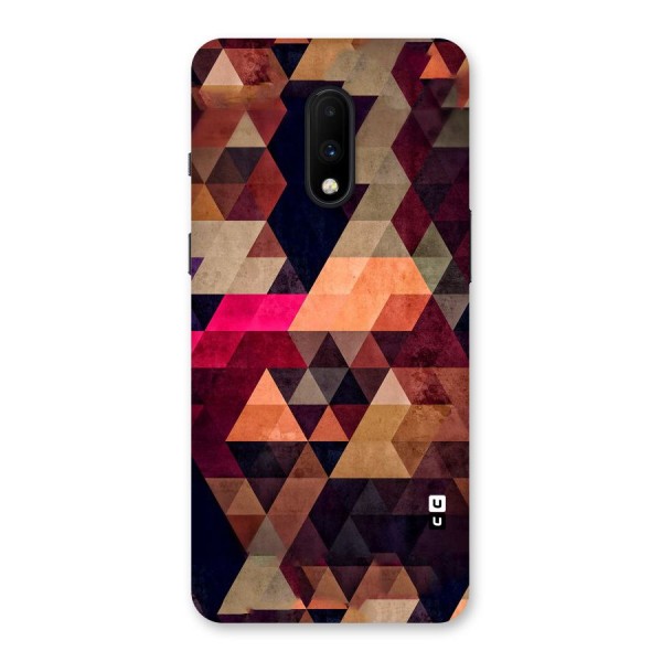 Abstract Beauty Triangles Back Case for OnePlus 7