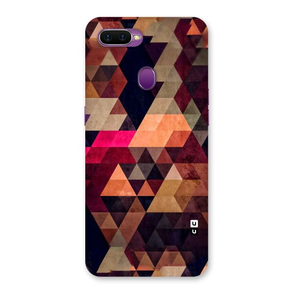 Abstract Beauty Triangles Back Case for Oppo F9