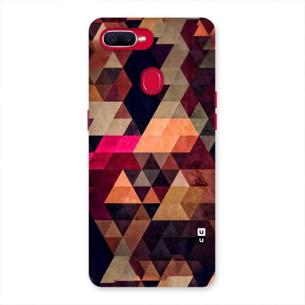 Abstract Beauty Triangles Back Case for Oppo F9 Pro