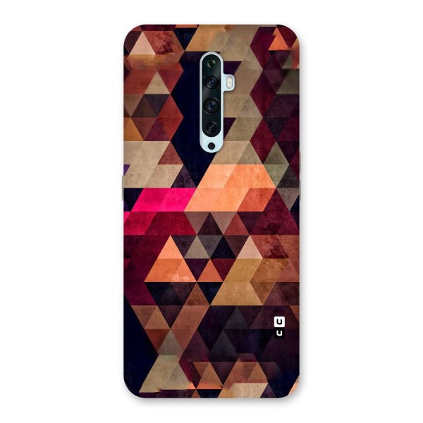 Abstract Beauty Triangles Back Case for Oppo Reno2 Z