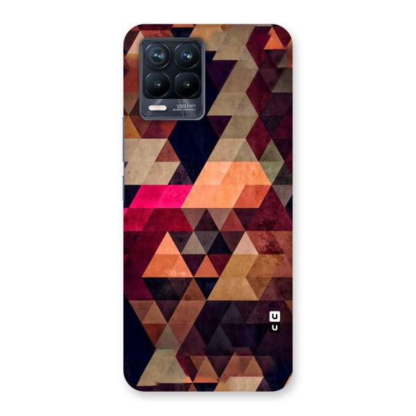 Abstract Beauty Triangles Back Case for Realme 8 Pro