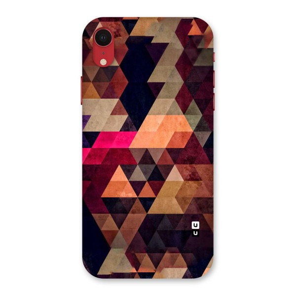 Abstract Beauty Triangles Back Case for iPhone XR