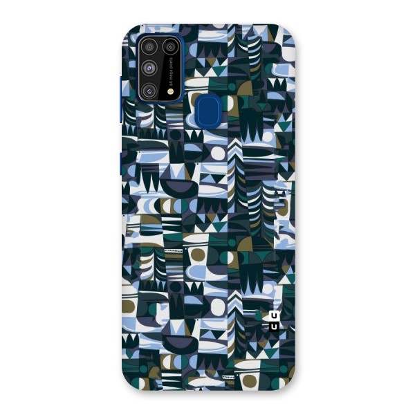 Abstract Blues Back Case for Galaxy M31