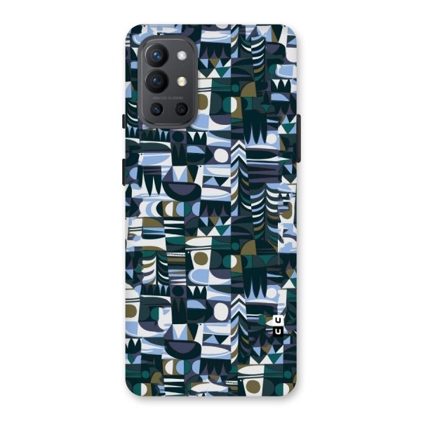 Abstract Blues Back Case for OnePlus 9R