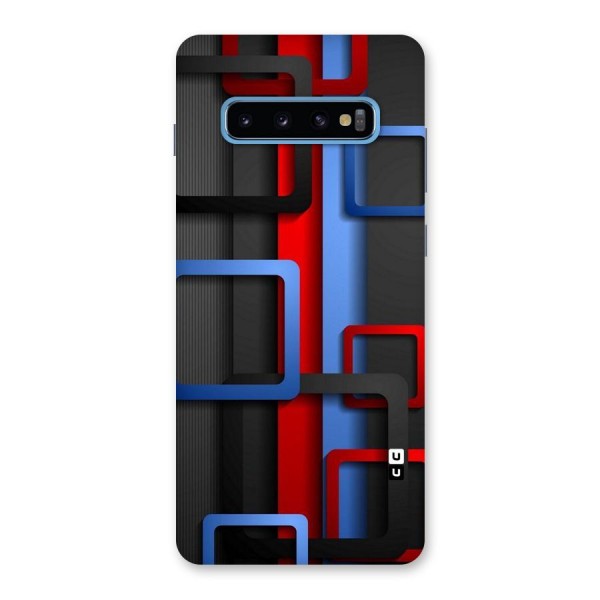 Abstract Box Back Case for Galaxy S10 Plus
