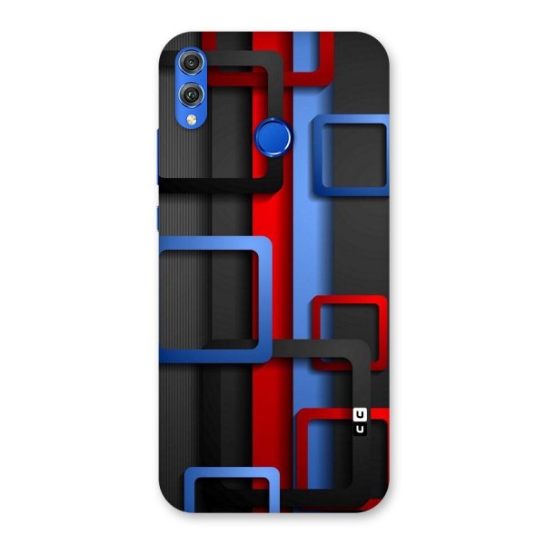 Abstract Box Back Case for Honor 8X