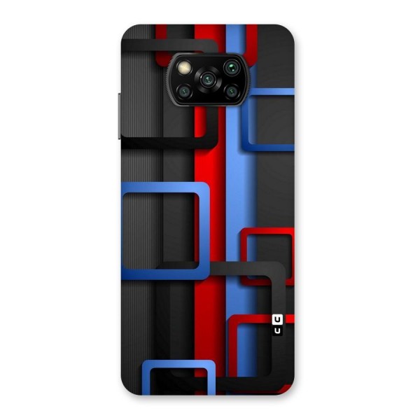 Abstract Box Back Case for Poco X3
