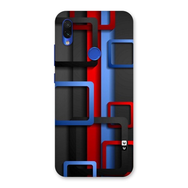 Abstract Box Back Case for Redmi Note 7S