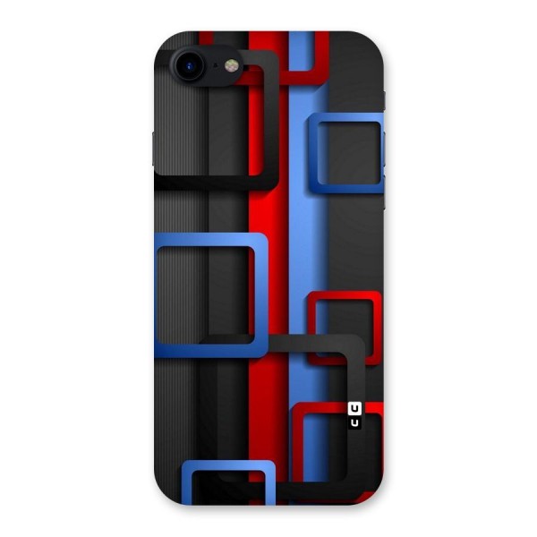 Abstract Box Back Case for iPhone SE 2020