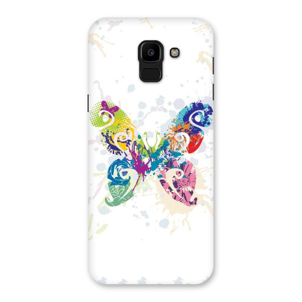 Abstract Butterfly Back Case for Galaxy J6