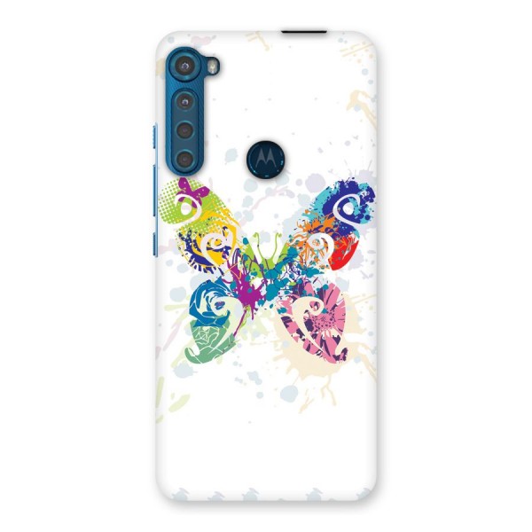 Abstract Butterfly Back Case for Motorola One Fusion Plus