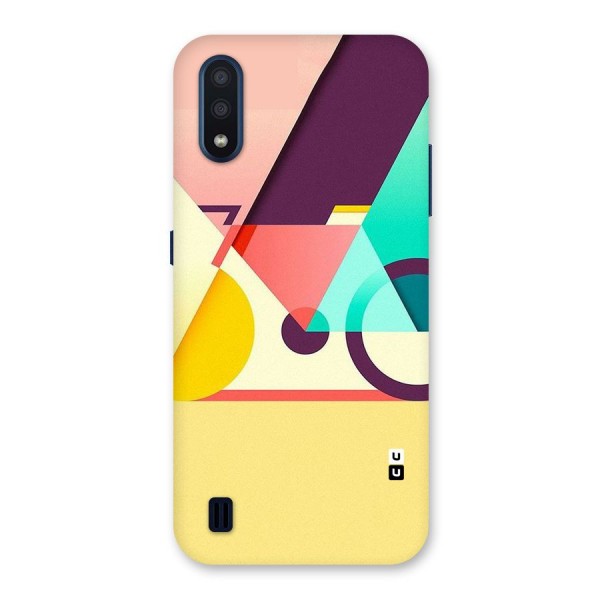 Abstract Cycle Back Case for Galaxy M01