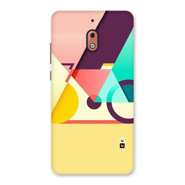 Abstract Cycle Back Case for Nokia 2.1