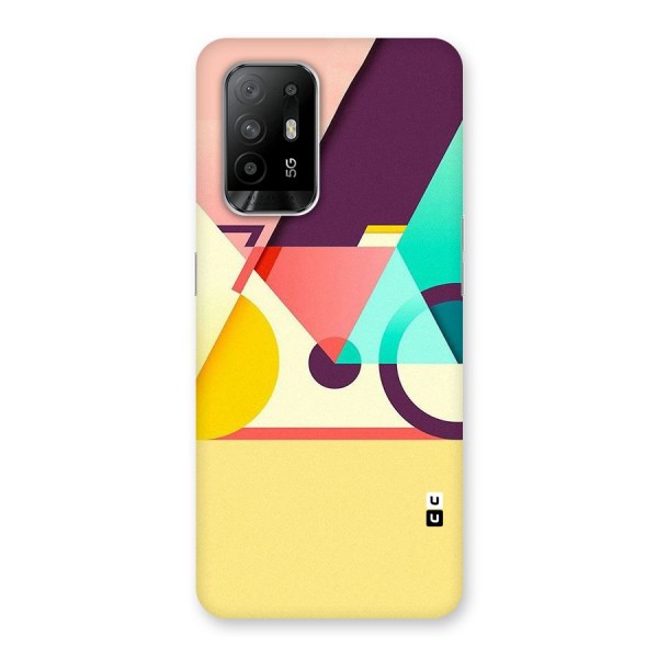 Abstract Cycle Back Case for Oppo F19 Pro Plus 5G