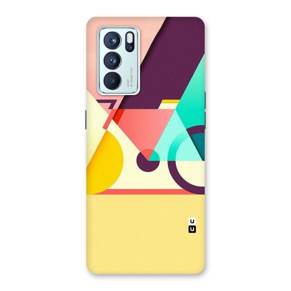 Abstract Cycle Back Case for Oppo Reno6 Pro 5G