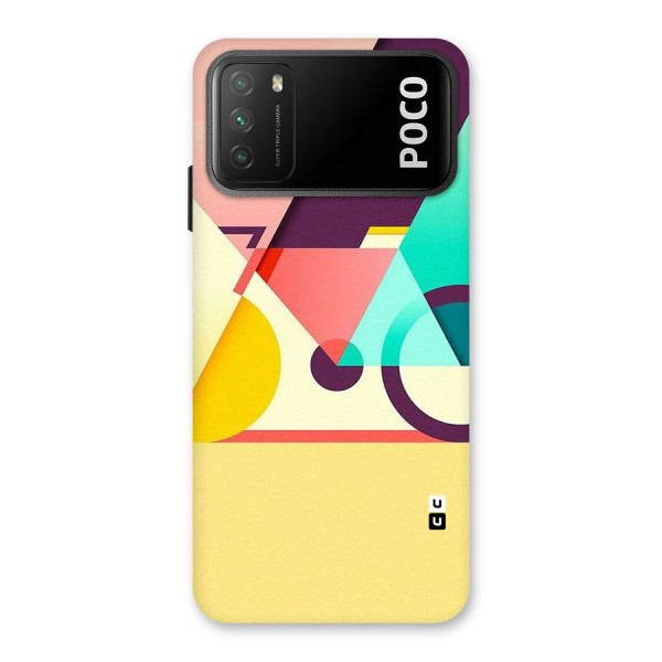 Abstract Cycle Back Case for Poco M3