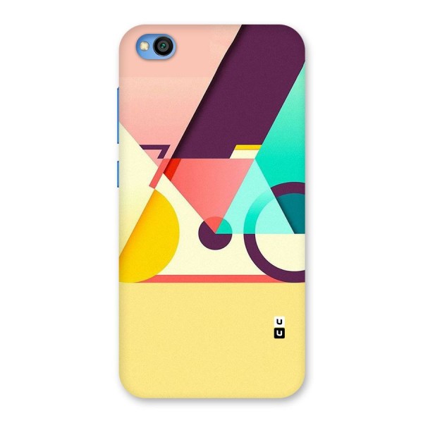 Abstract Cycle Back Case for Redmi Go