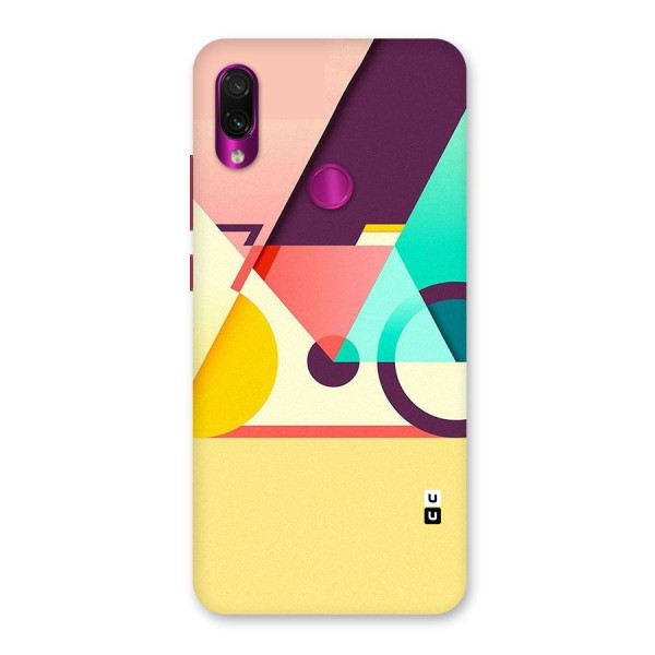 Abstract Cycle Back Case for Redmi Note 7 Pro