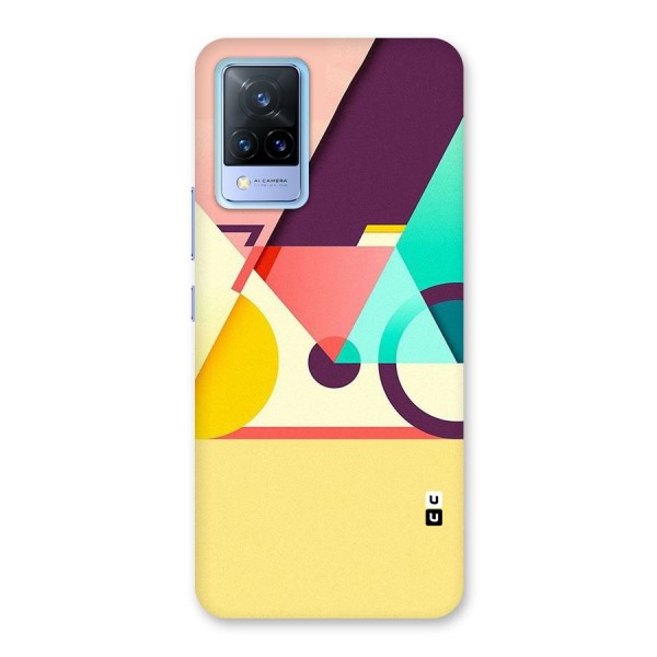 Abstract Cycle Back Case for Vivo V21 5G
