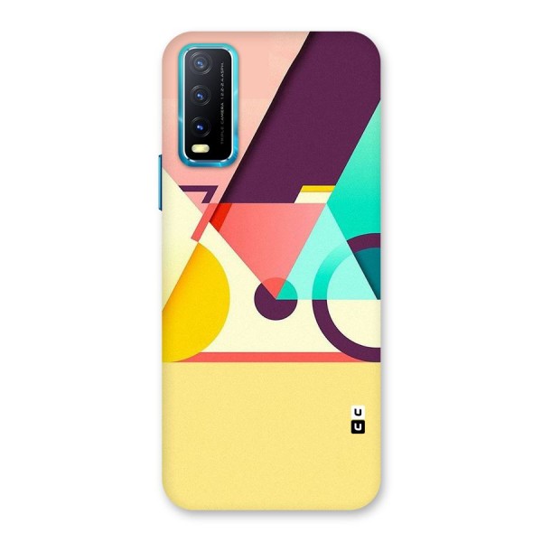 Abstract Cycle Back Case for Vivo Y12s