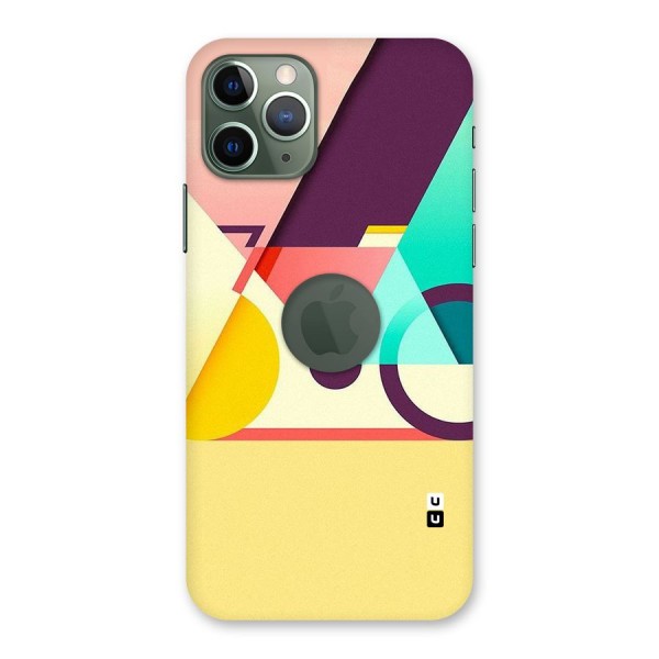 Abstract Cycle Back Case for iPhone 11 Pro Logo  Cut