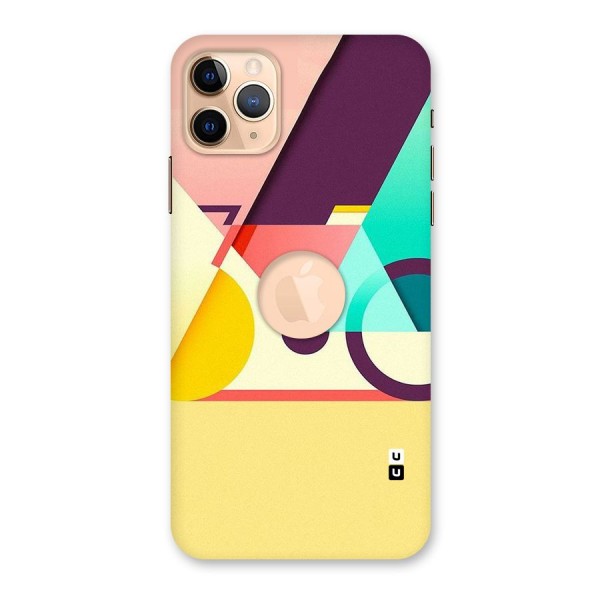 Abstract Cycle Back Case for iPhone 11 Pro Max Logo Cut