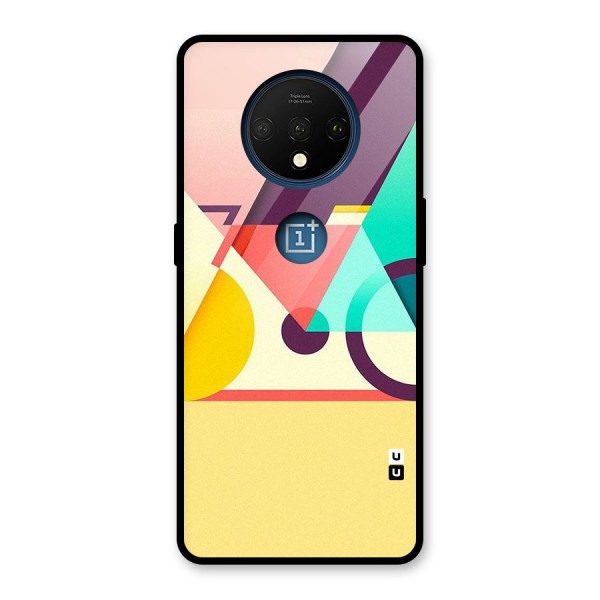 Abstract Cycle Glass Back Case for OnePlus 7T