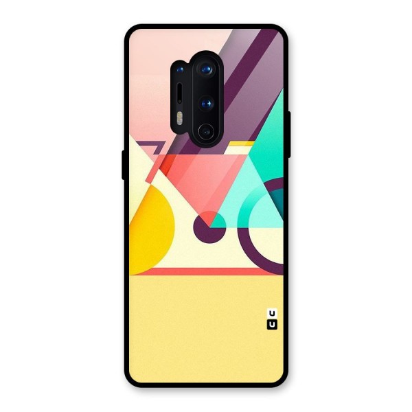 Abstract Cycle Glass Back Case for OnePlus 8 Pro