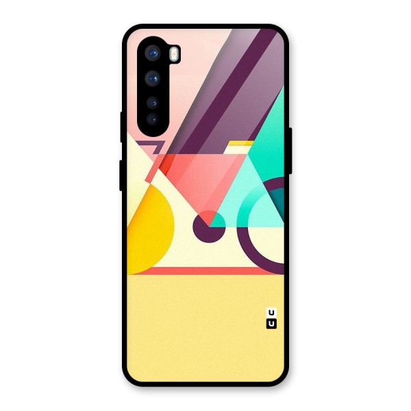Abstract Cycle Glass Back Case for OnePlus Nord