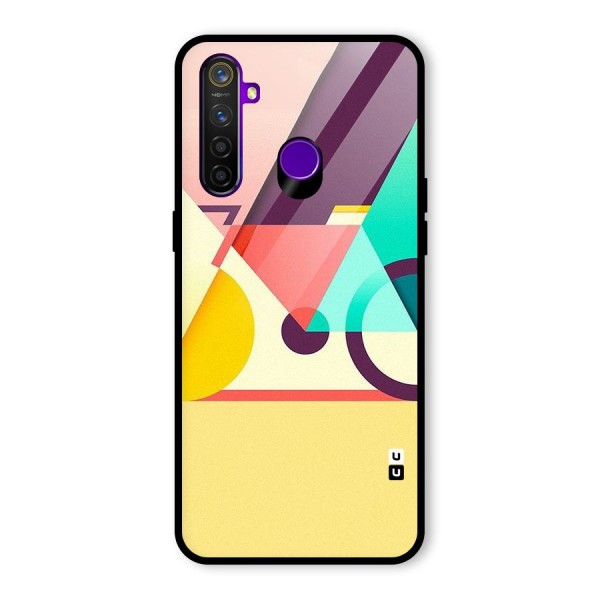 Abstract Cycle Glass Back Case for Realme 5 Pro