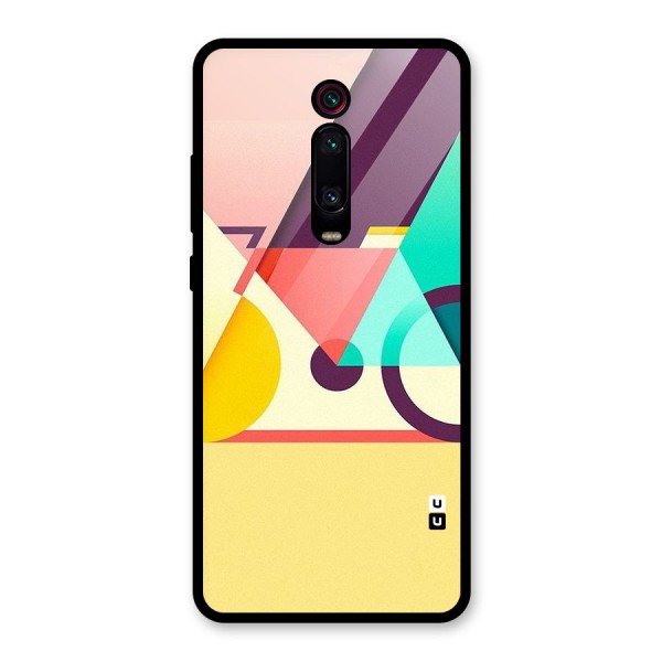 Abstract Cycle Glass Back Case for Redmi K20 Pro