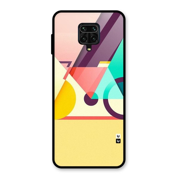 Abstract Cycle Glass Back Case for Redmi Note 9 Pro Max