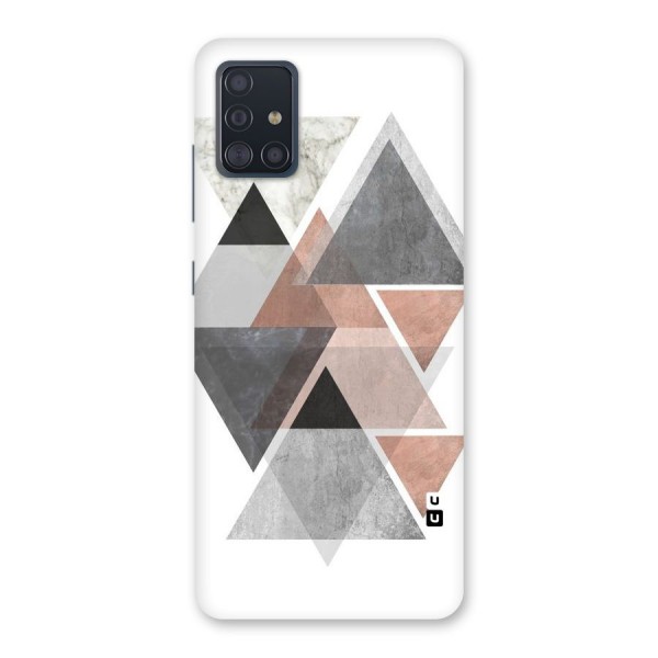 Abstract Diamond Pink Design Back Case for Galaxy A51