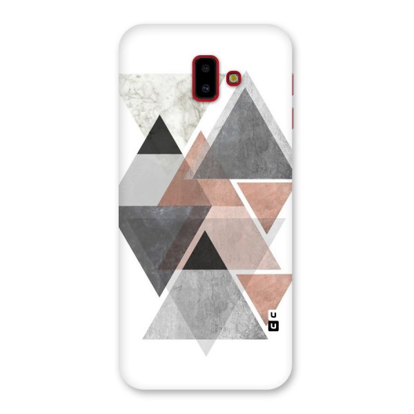 Abstract Diamond Pink Design Back Case for Galaxy J6 Plus